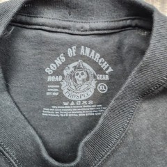 Mens Sons Of Anarchy Size XL SOA Road Gear Prospect Supporter Graphic Tee shirt