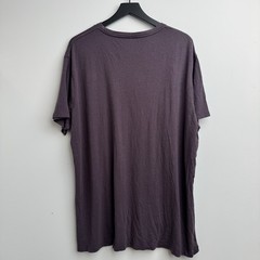 Onno Organic Cotton Shirt Mens XXL Purple Bamboo Blend Eco Friendly Basic NWT
