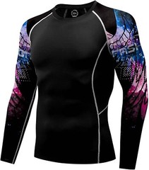 American Flag Rash Guard �C Men’s UPF 50+ Sun Protection Long Sleeve Shirt