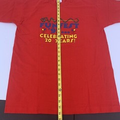 Vintage 90s Fruit Of The Loom Shirt L USA Single Stitch Retro Festival Graphic