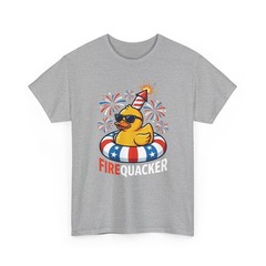 Funny Firequacker Duck Patriotic 4th of July Shirt Unisex T-Shirt