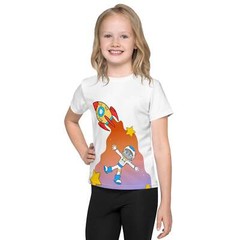 Kids Crew Neck T-Shirt: Comfortable, Durable, & Stylish! Soft Cotton Fabric, Var