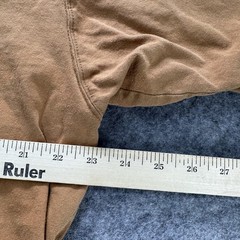 Carhartt Shirt Mens LT Brown Tall Pocket Workwear Short Sleeve Crewneck Tee