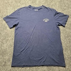DOCKERS T-SHIRT NAVY BLUE & WHITE Size Medium Basic Tee Anchor Wings