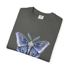 Chrome Lunar Moth Signal Graphic T-Shirt