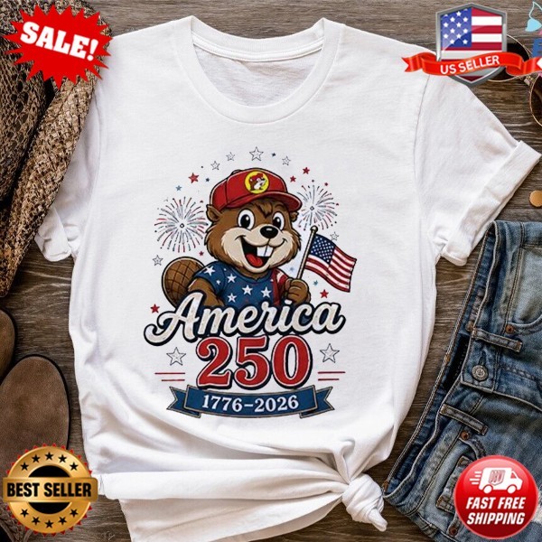 Buc ees America 250 years of free Anniversary Celebration T-Shirt S-5XL FREESHIP