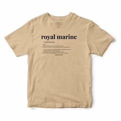 HM Armed Navy Forces Commando Royal Marines Definition Royal Marine – T-Shirt