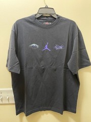 Jordan T-Shirt Men’s M Black Graphic Bulls 23 Crew Short Sleeve DM1444-601 S224