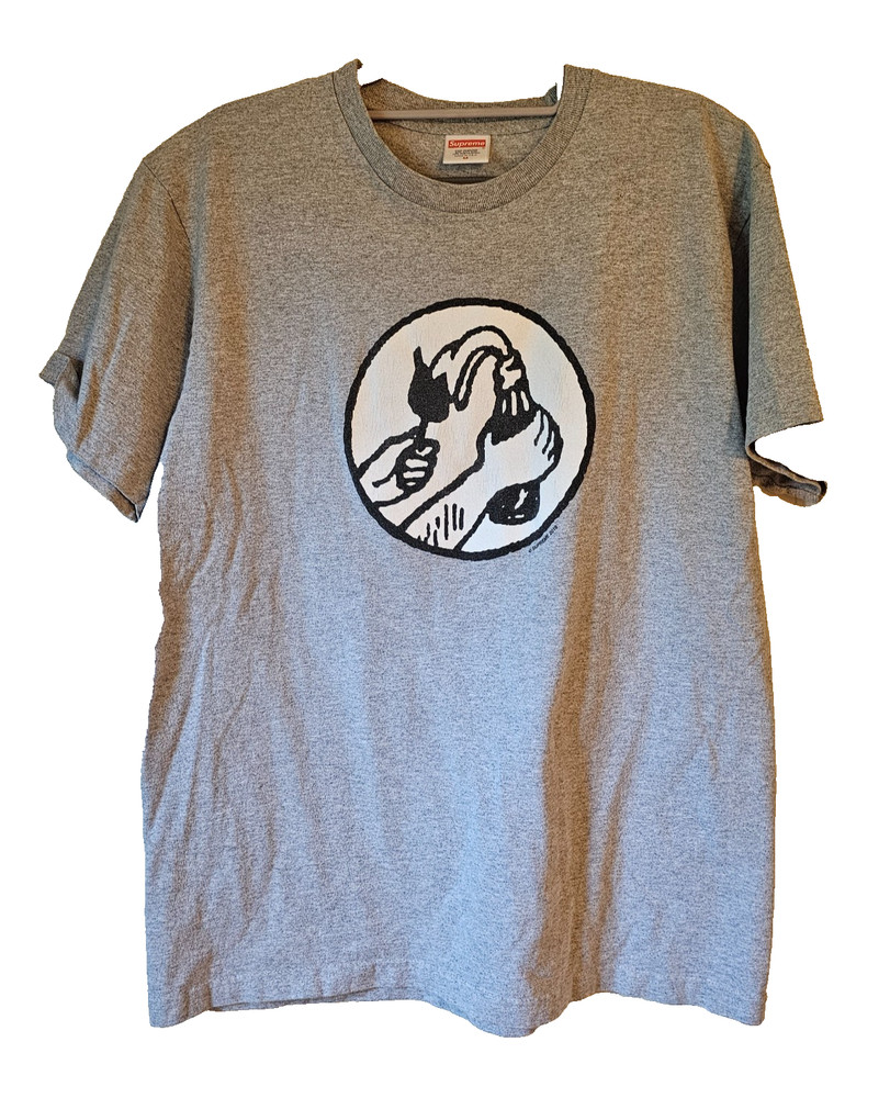 Supreme Molotov T-Shirt Heather Gray Rage Against The Machine Graphic Men’s M
