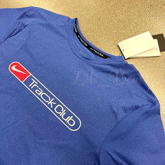 Nike Men’s Dri-FIT UV Short-Sleeve Running Top FZ0290-490 Astronomy Blue Size M
