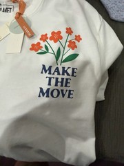 Make The Move” graphic t-shirt by Free Planet