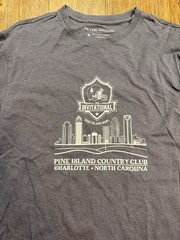 Peter Millar LS Crewneck T-Shirt Pine Island Country Club Size M