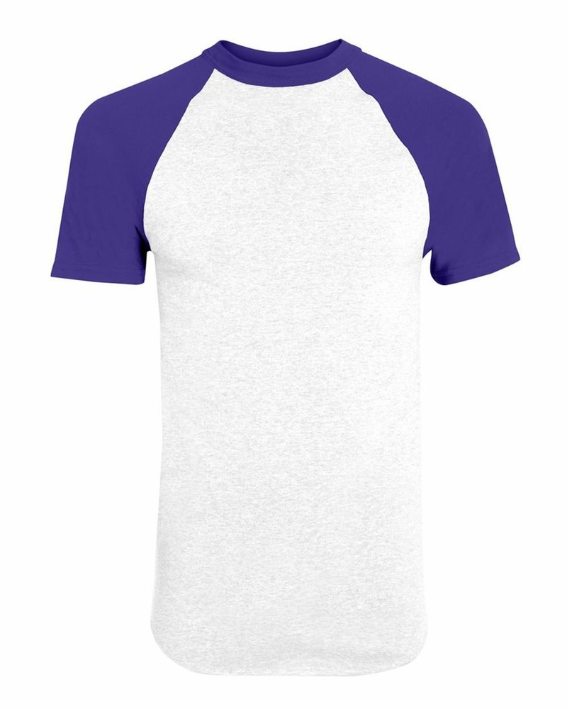 Augusta Sportswear 423 Mens Poly/Cotton Short Sleeve Baseball Jersey – S-3XL