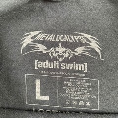 Metalocalypse Adult Swim Church of the Black Klok Graphic T-Shirt Flaw