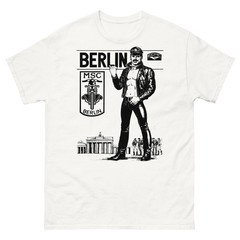 Tom of Finland Berlin Biker Gay Leather Man Fetish Art Graphic T-Shirt