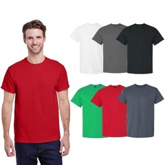 Gildan Ultra Cotton T-Shirt for Men, 6-Pack, Classic Fit Tee, Mix Color, S-5XL