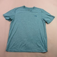 North Face Shirt Mens Large Short Sleeve Crew Neck Outdoors Casual Green