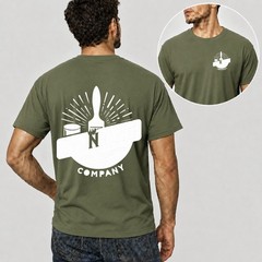 Men Personalised Work T Shirt Custom Trade Logo Painter Mechanic Plumber Uniform