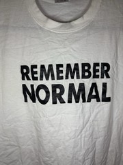 The Chris Plante Show Remember Normal White T-Shirt Size 2XL