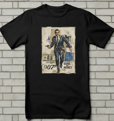 James Bond 007 CUSTOM T-Shirt Size S-5XL