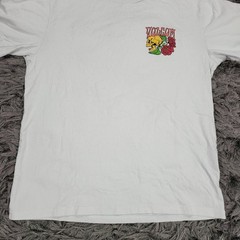 Volcom Stone Shirt Mens Small Green Skull Floral Psychedelic Surf Skate Logo