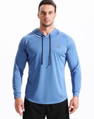 NELEUS Men’s Long Sleeve Athletic Shirt Workout Running Shirts with Hoods,514…