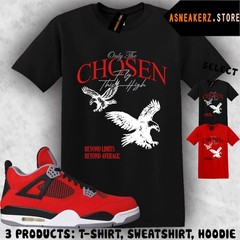Shirt To Match AJ 4 Toro Bravo 2026 Sneaker Matching Tee Only The Chosen T-Shirt