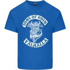 Son of Odin Valhalla Viking Norse Mythology Mens Light Cotton T-Shirt
