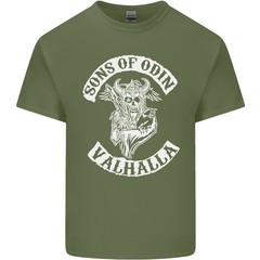 Son of Odin Valhalla Viking Norse Mythology Mens Light Cotton T-Shirt