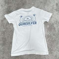 Quiksilver White Men’s Small Crew Neck Short Sleeve T-Shirt FREE SHIPPING