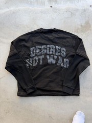 Bottega Desires War Long Sleeve Shirt Black Brand New Large
