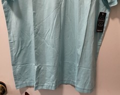 Flag & Anthem MadeFlex Men Short Sleeve Crew Neck T-Shirt Color Aqua Size Medium