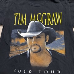 Tim McGraw 2010 Tour T-Shirt Small Alstyle Vintage Country Music Tee