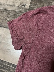 Hollister Must Have Collection Short Sleeve Men’s XS Pocket Burgundy