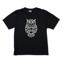 Tribal Owl T-Shirt | Intricate Celtic Knot Wisdom Unisex Unisex Tee Shirt