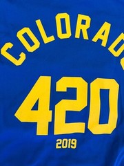 311 Three Eleven Band Merch 420 Colorado Weed Basketball Jersey Nuggets Spoof