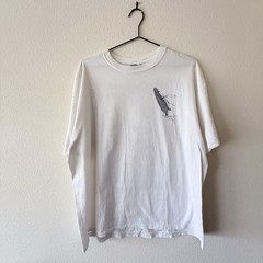 Vtg Wyland Whales Laguna Beach Shirt XL Whale Art Nature Beach Surf Grunge 90s