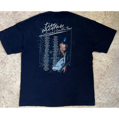 Vtg Tim McGraw Emotional Traffic Tour T-Shirt Mens XL Black 2011 Alstyle Graphic
