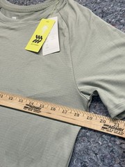 All In Motion Raglan Tee Shirt Mens Small Linear Mesh Quick Dry Odor Control NEW