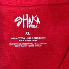 Shaka Wear Adult Active Short Sleeve V-neck Stylish Plain T Shirt SHASS