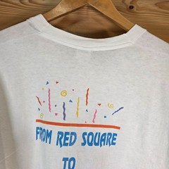 Vintage 90s Moscow Circus T Shirt XL Rare Russian Carnival NY Times Square READ