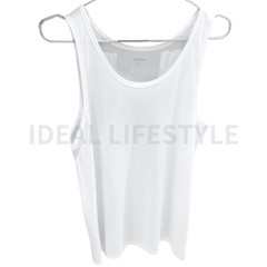 UNIQLO AIRism Anti-Odor Mesh Tank Top Black/White S-4XL Sleeveless 464310 NWT