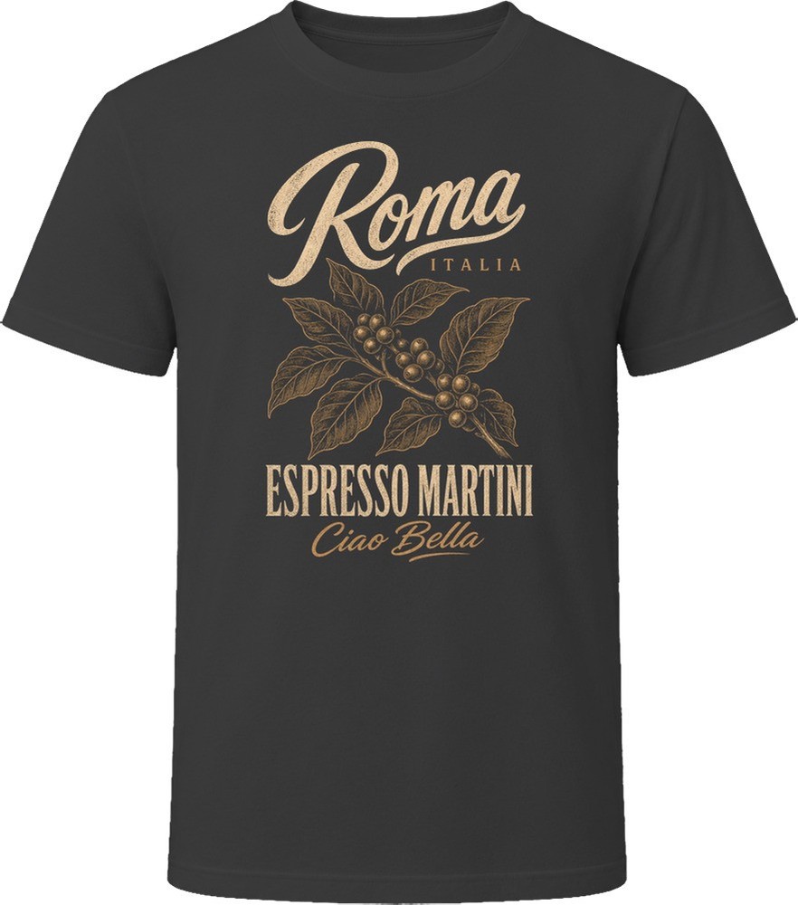 Roma Italia Espresso Martini T-Shirt