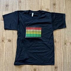 Sound Music Activated Shirt Light Flashing Equalizer DJ Party Concert Halloween