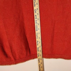 Carbon 2 Cobalt henley tshirt mens L LArge red long sleeve thick cotton 155176