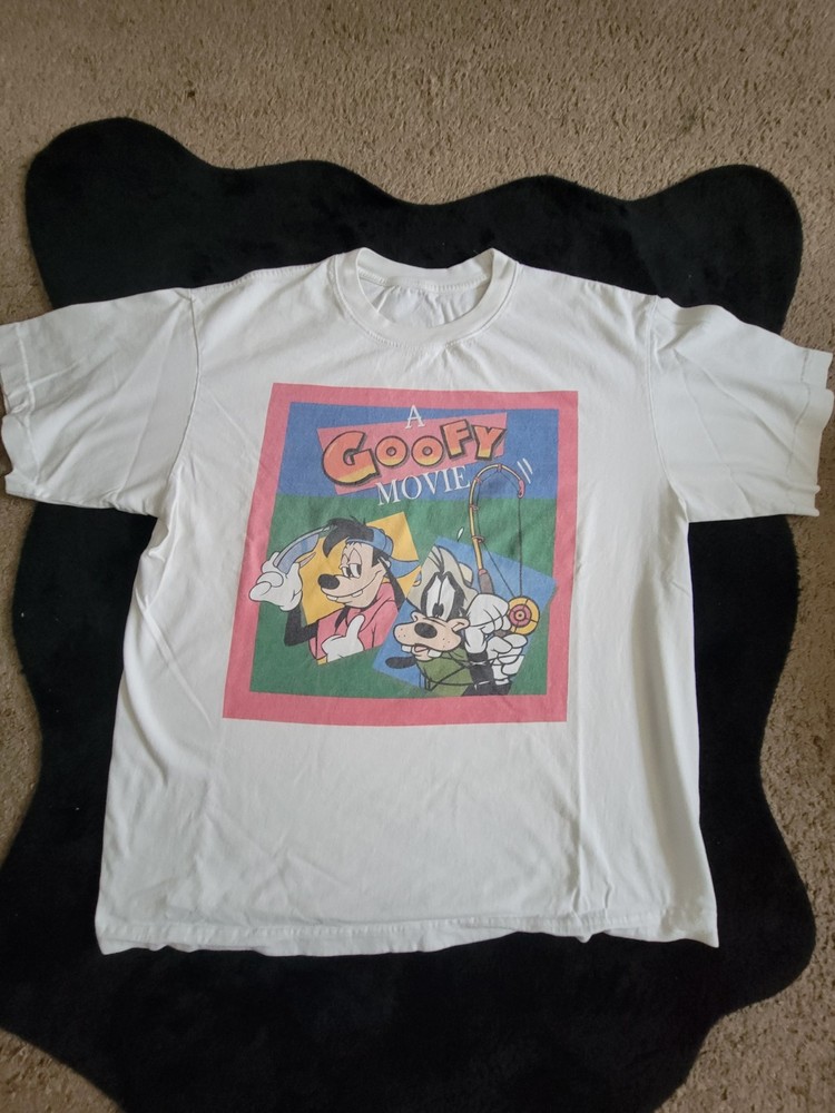 Vintage Goofy Movie Promo Shirt ( Cut Tag And Not Single Stitch)