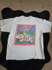 Vintage Goofy Movie Promo Shirt ( Cut Tag And Not Single Stitch)