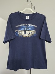 Vintage Y2K Forgiveness And Redemption John 316 Jesus TShirt Double-sided Sz XL