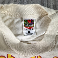 Vintage 90s Single Stitch Fruit of the Loom T-Shirt XL 1998 Graphic Retro Humor