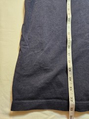 Carhartt K87 Men T-Shirt 3 XL Navy Blue Cotton Loose Fit Workwear Pocket Used